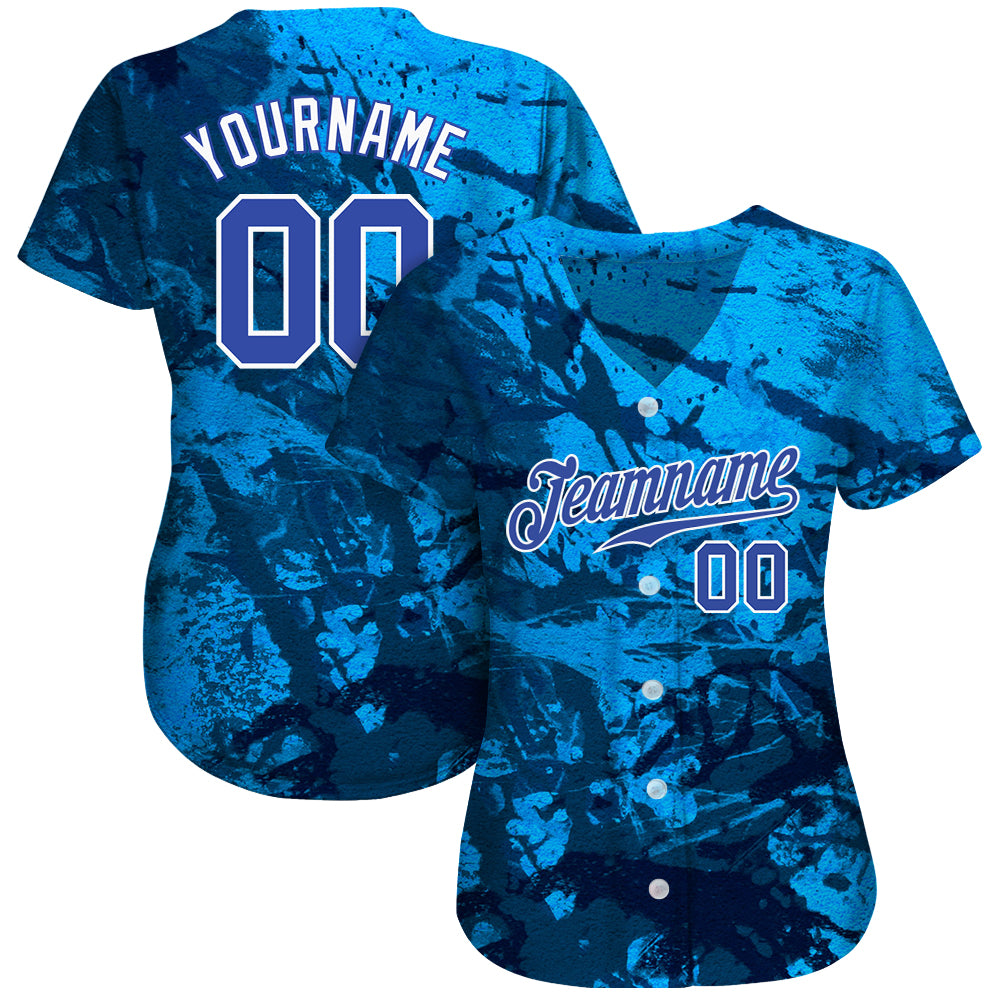 Source OEM Custom Rubber Printing Baseball jersey Cool-dry Fabric Graffiti  Pattern Baseball Shirt on m.