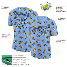 Load image into Gallery viewer, Custom Light Blue Black 3D Pattern Design Dollar Sign Money Theme Performance T-Shirt
