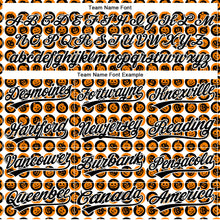 Load image into Gallery viewer, Custom White Orange-Black 3D Halloween Authentic Baseball Jersey
