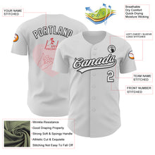 Load image into Gallery viewer, Custom White Black-Light Pink 3D Love Heart Valentine&#39;s Day Authentic Baseball Jersey
