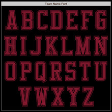 Load image into Gallery viewer, Custom Black Crimson Authentic Baseball Jersey
