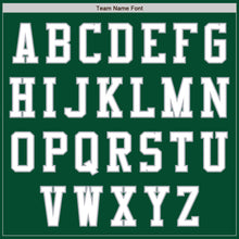 Load image into Gallery viewer, Custom Kelly Green White-Gray Bomber Varsity Letterman Zipper Jacket
