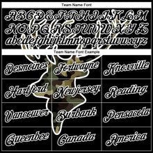 Load image into Gallery viewer, Custom Black Camo-White 3D Animal Deer Hunting Long Sleeve Performance T-Shirt
