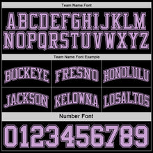 Load image into Gallery viewer, Custom Reversible Black Light Purple Double Side Authentic Basketball Jersey
