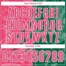 Load image into Gallery viewer, Custom Graffiti Pattern Neon Pink-Kelly Green Scratch Sublimation Soccer Uniform Jersey
