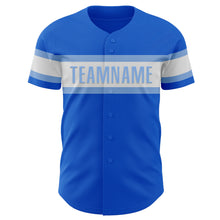 Load image into Gallery viewer, Custom Thunder Blue White-Light Blue Authentic Baseball Jersey
