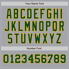 Load image into Gallery viewer, Custom Gray Green-Gold Authentic Two Tone Baseball Jersey
