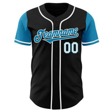 Load image into Gallery viewer, Custom Black Panther Blue-White Authentic Two Tone Baseball Jersey
