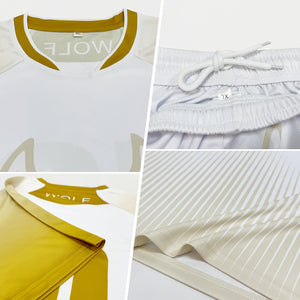 Custom Aqua White Lines Sublimation Volleyball Uniform Jersey