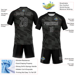 Custom Black White Lines Sublimation Volleyball Uniform Jersey