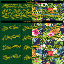 Load image into Gallery viewer, Custom 3D Pattern Design Tropical Pattern With Pineapples Palm Leaves And Flowers Performance T-Shirt
