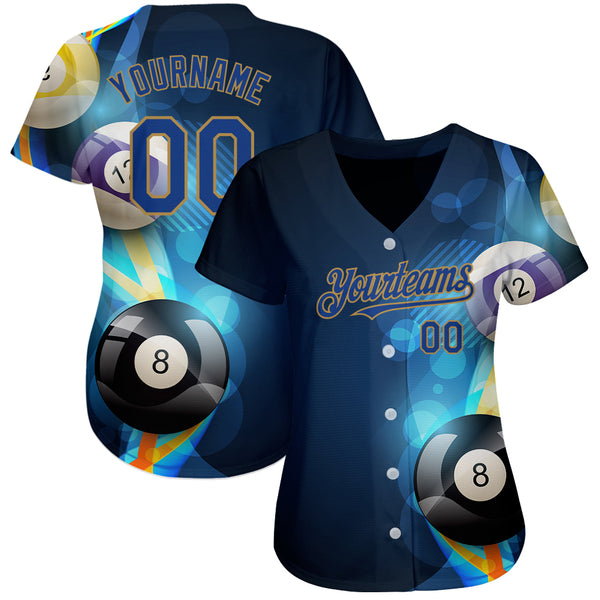 Black and royal blue best sale baseball jersey