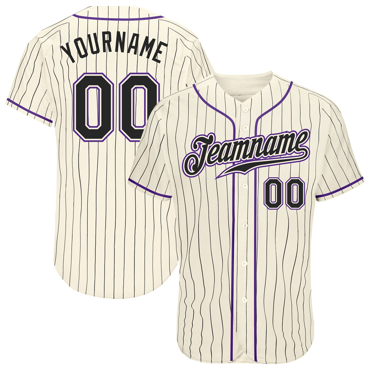  Purple And White Baseball Jersey