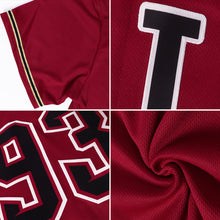 Load image into Gallery viewer, Custom Crimson Crimson-Black Authentic Baseball Jersey
