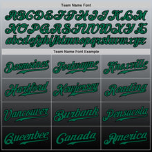 Load image into Gallery viewer, Custom Gray Kelly Green-Black Authentic Fade Fashion Baseball Jersey
