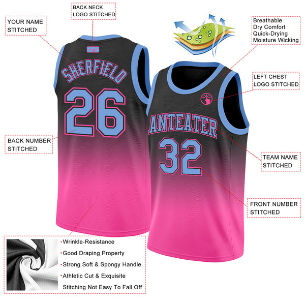 Athletic And Comfortable Basketball Jersey Pink For Sale 