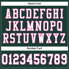 Load image into Gallery viewer, Custom Green White-Pink Mesh Authentic Football Jersey
