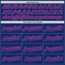 Load image into Gallery viewer, Custom Royal Royal-Pink Authentic Baseball Jersey
