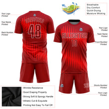 Load image into Gallery viewer, Custom Red Crimson-White Sublimation Soccer Uniform Jersey
