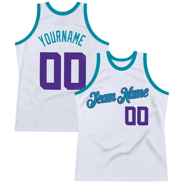 Custom Team Gray Basketball Teal Rib-Knit Jersey Orange