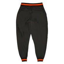 Load image into Gallery viewer, Custom Black Black-Orange Sports Pants
