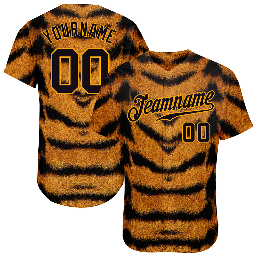 Custom Baseball Jersey Brown Gold 3D San Diego City Edition Fade Fashion Authentic Women's Size:S