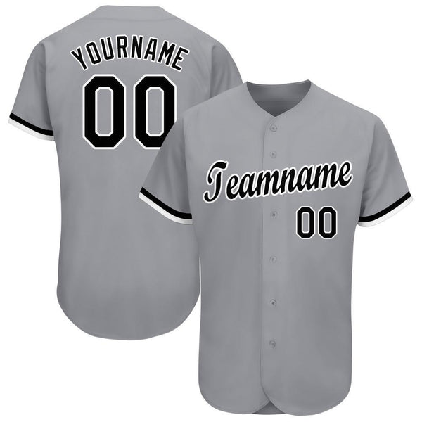 grey and white baseball jersey