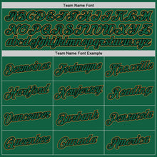 Load image into Gallery viewer, Custom Kelly Green Kelly Green-Old Gold Authentic Baseball Jersey
