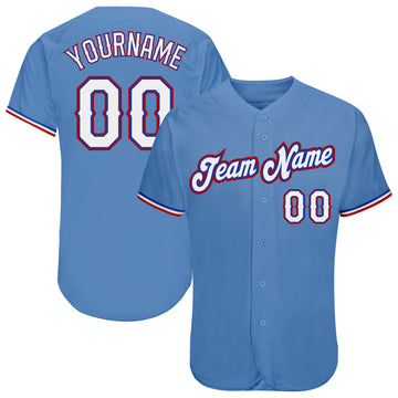 Custom Powder Blue Baseball Jerseys & Uniforms