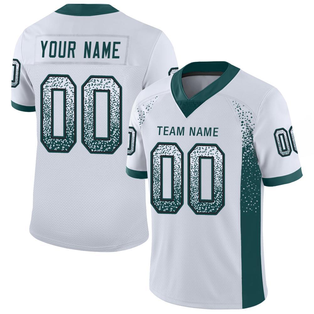 Custom Midnight Green Football Jersey