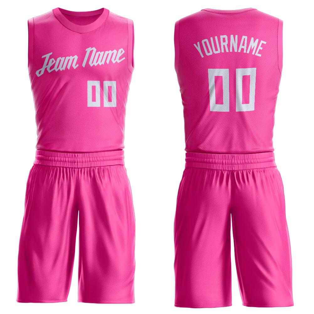 Custom Cream Black Round Neck Sublimation Basketball Suit Jersey