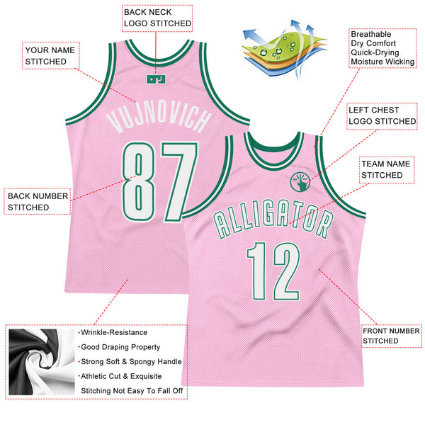 Athletic And Comfortable Basketball Jersey Pink For Sale 