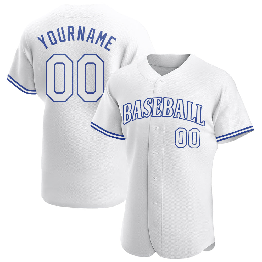 Custom Baseball Jersey Light Blue White-Royal