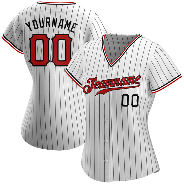 Custom Black Gray Pinstripe White-Gray Authentic Baseball Jersey Men's Size:S