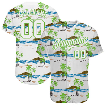 Cheap Custom Lakes Blue Neon Green-Royal 3D Pattern Design Beach Hawaii  Palm Trees And Flamingo Authentic Baseball Jersey Free Shipping –  CustomJerseysPro